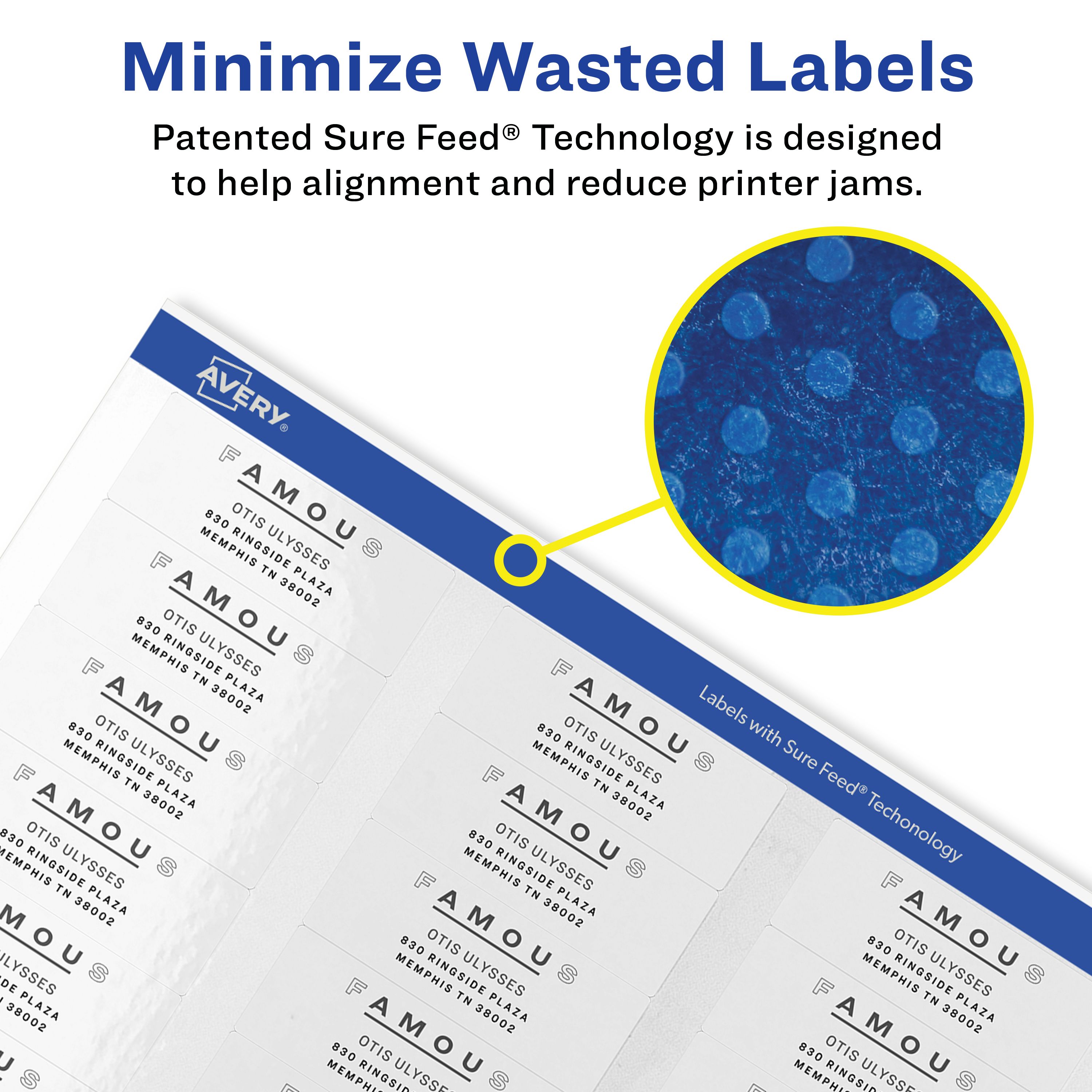 Easy Peel® Return Address Labels with Sure Feed 5195 | Avery